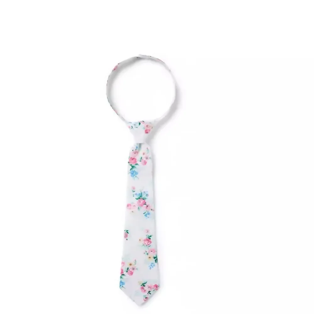 Jenny & Jack Floral Print White Tie